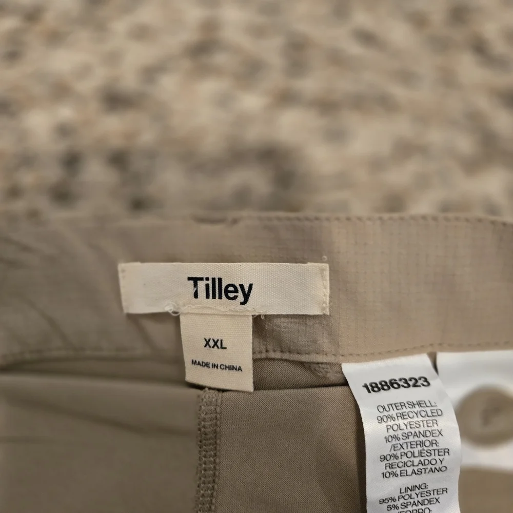 Tilley Ladies Tan Trek Skort With Stretch Ripstop Material Size XXL